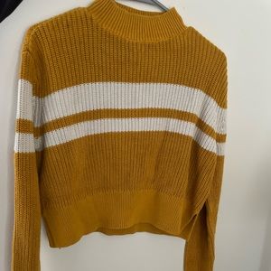 Cropped Yellow Pacsun Sweater